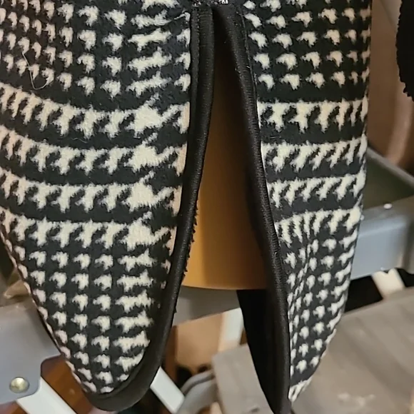 Ike behar coat blk and white hounds tooth size med - Picture 4 of 10